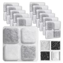 YCHL 12PCS Pet Food Desiccant Bag for Petlibro Automatic Cat Dog Feeders Keep Pet Food Dry and Fresh white