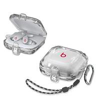 Applicable Beats Fit Pro transparent lock anti-drop protective case earphone protective case magnet automatic switch PC storage case white