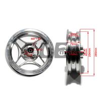 2.50-10 Aliuminio Priekinis Arba Galinis Ratlankio Stebulė 2.50X10 colio Honda DAX CT70 ST50 Monkey Charly Front