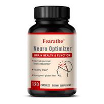 Fearathe Brain Wellness Complex Supplements 2030mg with Acetyl-L-Carnitine, L-Glutamine, Taurine, 120 Capsules 120 Capsules