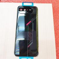 Battery Back Cover For Asus ROG Phone 6 / ROG 6D AI2203 Rear Housing  Case Lid + Camera Frame Glass Lens juoda