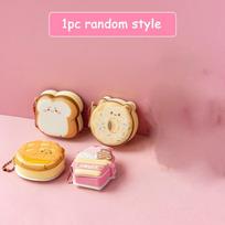 Cartoon Cute Pocket Sticky Notes Mini Sticky Tab Soft Silicone Cover Memo Pad  Office style 2 random