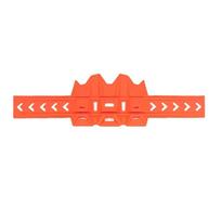 Tailpipe Exhaust Heat Shield Silicone Cover Motocross Accessory Motorcycle Exhaust Protection Cover Guard for Dirt Bike oranžinė
