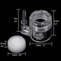 4 In 1 Aquarium Diffuser Fish Tank CO2 Diffuser Suspended Increase Carbon Dioxide Tools Fish Tank Decoration Convenient Atomizer gray
