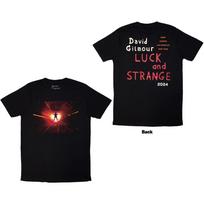 David Gilmour Luck & Strange Stage Shot T-Shirt Black New XXL black