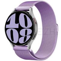 Milanese loop band for Samsung Galaxy Watch 7-FE-6-5-4-Classic 20mm 22mm Metal magnetic bracelet Huawei watch GT 5-4-3-2 strap 20MM watch band black