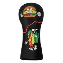 Wood Headcover Fleece Lined Driver Head Cover PU Leather Golf Driver