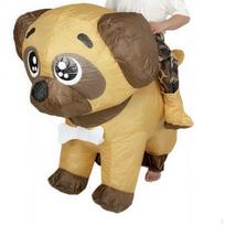 Juokingas pilno kūno kostiumas | Poliesterio medžiaga, Pripučiamas kostiumas, Ypač didelis pūstas 150-190cm beige