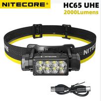 NITECORE HC65 UHE Headlamp 2000LM USB-C Rechargeable 8 Core NiteLab LED Dual Beam Headlight Work lights Lamp