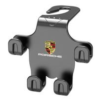 Automobilio Sėdynės Atramos Galvai Kabliukas Laikiklis Organizatorius Rankinei Piniginei Paltui Dėl Porsche Cayenne Panamera Macan Boxster 911 Carrera-GT gray