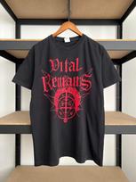 T-Shirt Vintage 2014 Vital Remains European Tour Death Metal Band Black T-Shirt Sz XL 4XL white