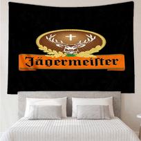 Jager-meister Spirit Drink Quick-Dry Tapestry Hanging for Bedroom,Livingroom, Playroom,Decor Art Room Wall Tapestry Holiday and Birthday Gifts 100cmx150cm brown