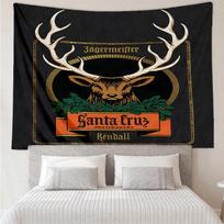 Jager-meister Spirit Drink Quick-Dry Tapestry Hanging for Bedroom,Livingroom, Playroom,Decor Art Room Wall Tapestry Holiday and Birthday Gifts 100cmx150cm brown