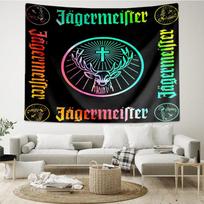 Jager-meister Spirit Drink Quick-Dry Tapestry Hanging for Bedroom,Livingroom, Playroom,Decor Art Room Wall Tapestry Holiday and Birthday Gifts 150cmx200cm