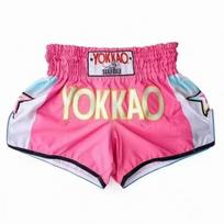 YOKKAO Muay Thai Šortai MMA Bokso Kickbokso Treniruočių Salės Kovos Sporto Apranga Unisex XXXL Recommended Height 180cm pink