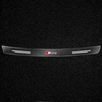 1 vnt. automobilio galinio buferio bagažinės apsaugos emblemos 3D lipdukai Audi A4 A3 A5 A6 A7 A8 Q3 Q5 Q7 Q8 B5 B6 B7 B8 B9 Q7 8P 8V 8L