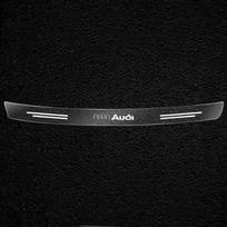 1 vnt. automobilio galinio buferio bagažinės apsaugos emblemos 3D lipdukai Audi A4 A3 A5 A6 A7 A8 Q3 Q5 Q7 Q8 B5 B6 B7 B8 B9 Q7 8P 8V 8L black