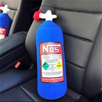 Oxide Bottle NOS Bottle NOS Nitrous Cat Headrest Car Seat Supports Waist Cushion Car Neck Pillow 45cm pillow