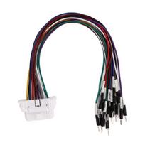 16 Pin OBD2 Connector Cable Welding Free Fault Detection Code Removal Diagnostic Jumper Adapter Cable black
