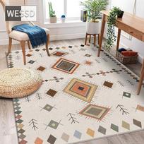 Maroko pilkas geometrinis kilimas svetainei ir miegamajam 160x200cm 1pcs