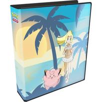 Pokémon Lillie ir Clefairy segtuvas kortoms su 2 col. D žiedais, Ultra Pro