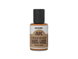 AK Interactive Fresh Rust panelių linijų dažai, 30 ml AK12105
