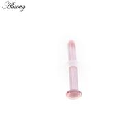 Alisouy 1PC Transparent Glass Straight Bar Nose Rings Ear Septum Cartilage Tragus Helix Daith Stud Earring Piercing Body Jewelry #6 1.2x12x3mm violetinė