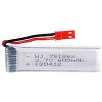 Įkraunama LiPo baterija 3.7V 600mAh – UDI U817, WLtoys V959, Radiofly Space Kondor – 65x17x8mm – Sidabrinė sidabras