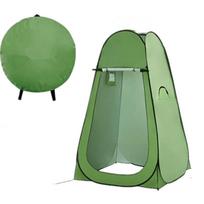 Portable Outdoor Camping Tent Shower Tent Bath Fitting Room Tent Shelter Camping Beach Private Toilet Bathroom Camping Tent žalia