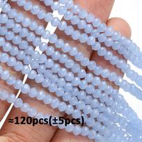 75-120pcs Glass Square Bead Crystal Rondelle Austria Faceted Loose Spacer Round Beads for Jewelry Making DIY Necklaces Bracelet 1pc gray