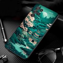 Japoniški kraštovaizdžiai Mount Fuji telefono dėklas, skirtas Samsung S26 S25 S24 S23 S22 Ultra S23 S22 S25 Plus S24 FE S26Edge S23