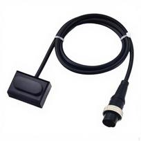 Power adapterless faucet motion controller box, replacement part, bathroom sink, automatic induction Black Sensor 2.9x1cm black