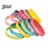 Bulk Party Bag Fillers 12Pcs Motivational Message Bracelet Inspirational Saying yellow