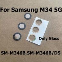 For Samsung Galaxy M34 5G Back Camera Glass Lens Rear Camera Glass With Adhesive Sticker Glue SM-M346B SM-M346B/DS M34 5G 1Set