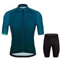 RAPHA Gradientinės Spalvos Dviračių Džersio Rinkinys Trumpomis Rankovėmis Ilgas Kvėpuojantis Greitai Džiūstantis Road Bike Apranga Vyrams XL