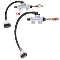 Universal Dirt Bike Motorcycle Rear Foot Hydraulic Brake Pump Refit Rear Brake Master Cylinder Pump For  for Suz 1 sidabras
