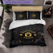 Manchester United FC tematikos patalynės komplektas 3 dalys Užvalkalas antklodei Dekoratyvinė patalynė paauglių kambariui Namų dekoravimas 140cm*200cm