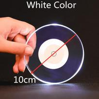 LED Bar Luminescent Table Cup Mat Kitchen Mat Pad For Bar Cocktail KTV Light Base Gravity Induction Battery Bar Tools Barware with battery white