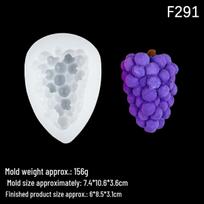 DIY Grape Fondant Cake & Jelly Silicone Mold purple