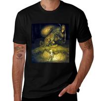 The Adventure  John Bauer Tshirt Plus Size Workout Short Sleeve Top 4XL brown