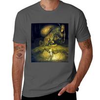 The Adventure  John Bauer Tshirt Plus Size Workout Short Sleeve Top L black