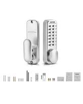 VEVOR Mechanical Keyless Entry Door Lock, 14 Key Mechanical Door Lock, Mechanical Keypad Door Knob 15.3 x 4.9 x 15 cm