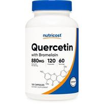 CAPSULES Nutricost Quercetin 880mg Bromelain Vegetarian Capsules 240 pcs 165mg - 120 Servings 1 pcs 240