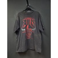 Vintage 1990s Chicago Bulls Big Print Starter Tee Size Large M gray
