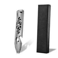 Titanium Mini Pry Bar Compact Multi-Tool Camping Hiking Outdoor Survival EDC Original Color QG022