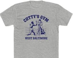 CUTTY'S GYM T-Shirt - Bella/Canvas Jersey Cotton 150 gray