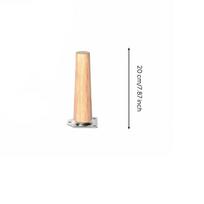 Wooden Furniture Leg Sturdy Cylindrical Tapered Wood Support 20CM