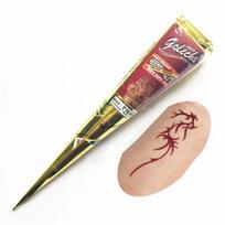 Chna strazdanų vandeniui atspari Golecha pusiau maskuojanti tatuiruočių pasta Red 1 stick