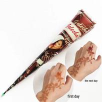 Chna strazdanų vandeniui atspari Golecha pusiau maskuojanti tatuiruočių pasta Brown 1 stick