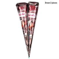 Chna strazdanų vandeniui atspari Golecha pusiau maskuojanti tatuiruočių pasta Brown 2 sticks